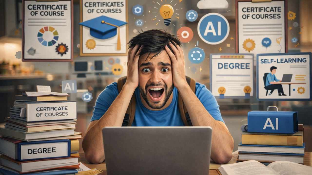 אולי מספיק עם הקורסים והתארים?